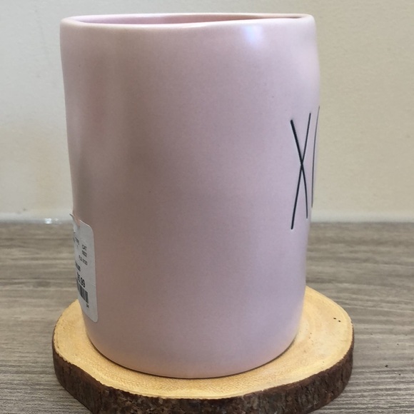 NWT Rae Dunn Light Pink XOXO Ceramic Mug | HTF - Picture 3 of 7